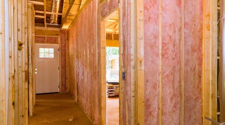 fiberglass and rockwool insulation